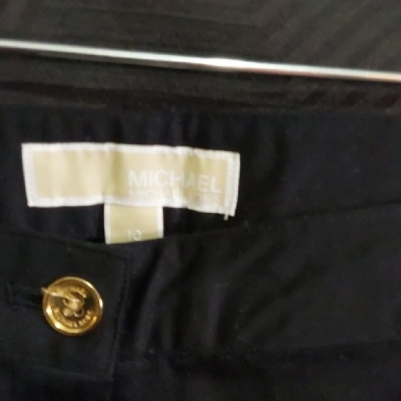 Michael Kors Black Trousers with Gold Accent - Picture 4 of 6